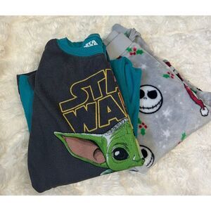 Star Wars Baby Yoda Nightmare Before Christmas Pajama Set Size 10/12